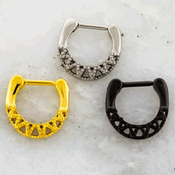 16G Geometric Septum Clicker | Body Jewelry | Wiccan Center