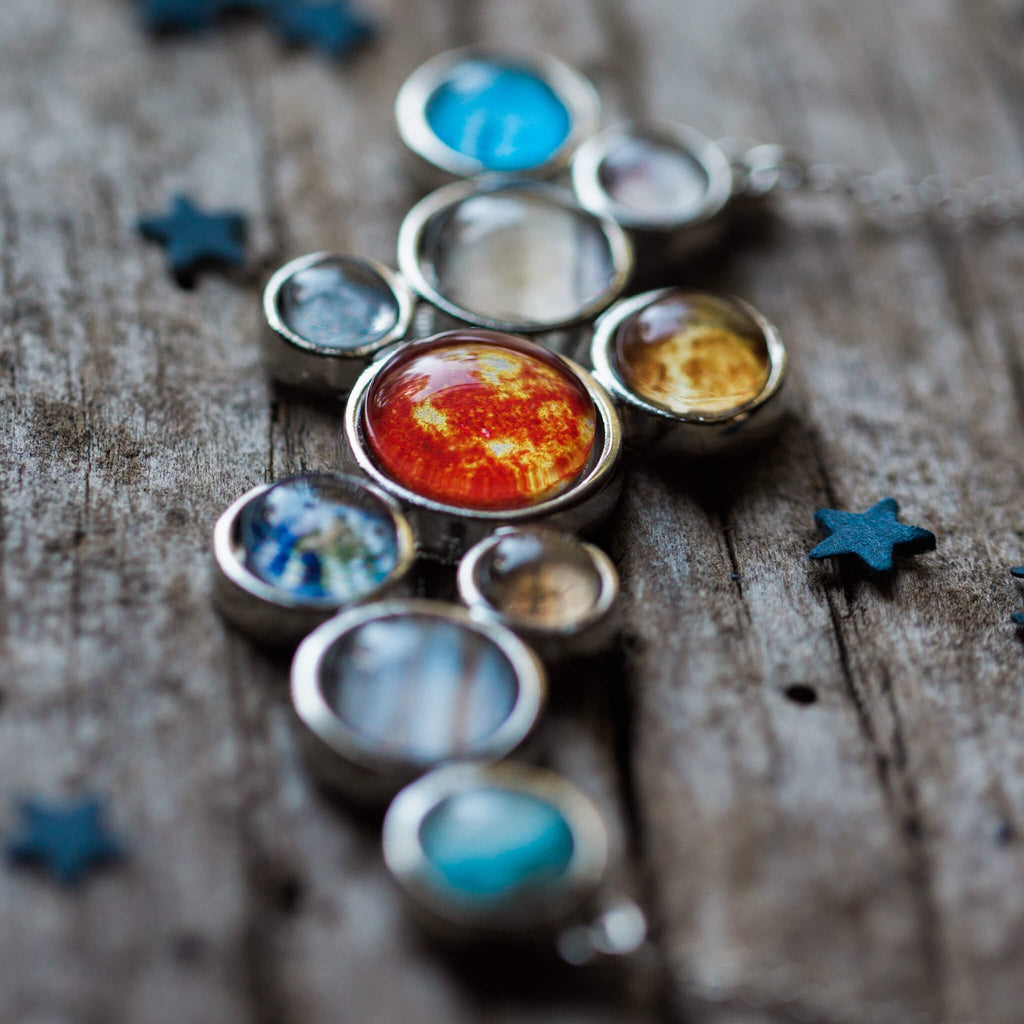 Solar System Statement Bib Necklace | Necklace | Wiccan Center
