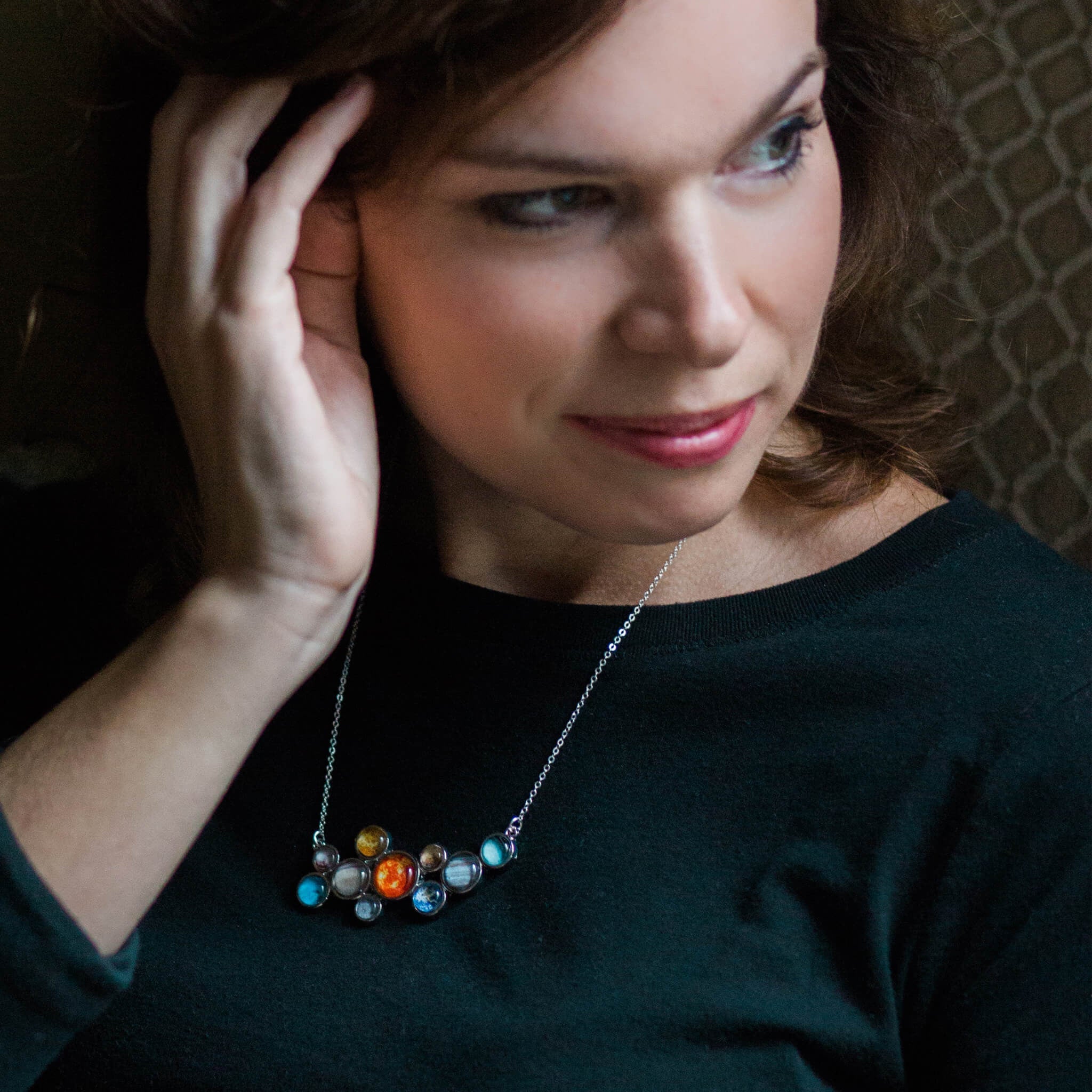 Solar System Statement Bib Necklace | Necklace | Wiccan Center