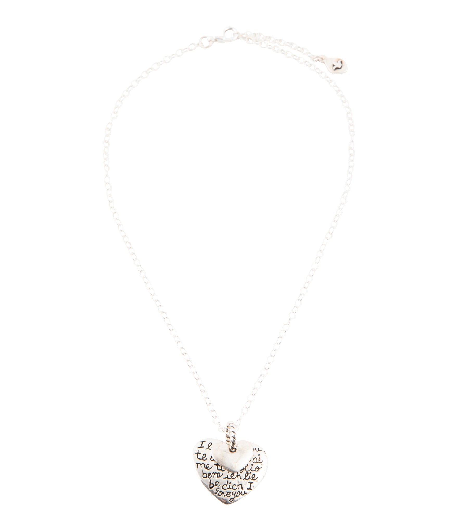 Sterling Silver Engraved Heart Pendant Neckalce | Necklaces | Wiccan Center