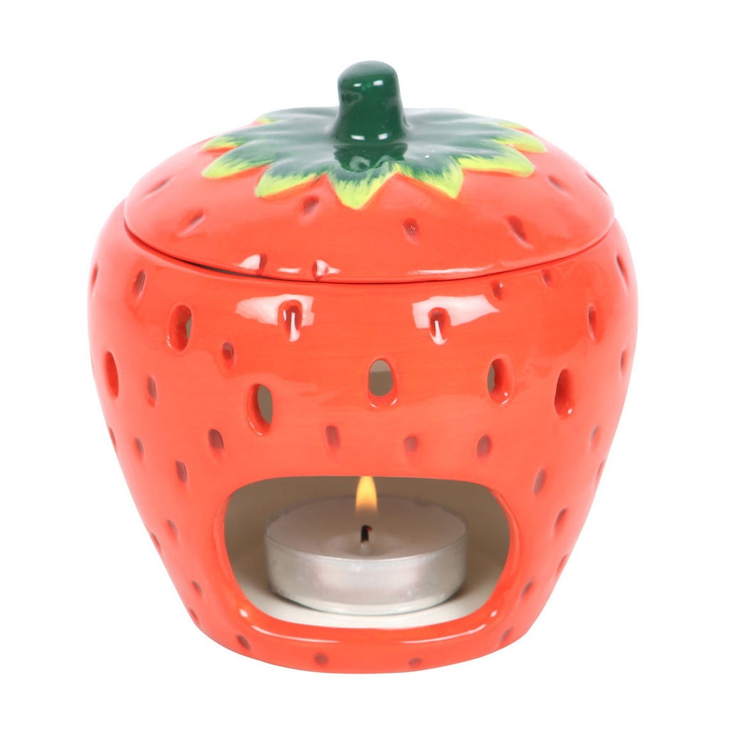 Strawberry Oil Burner | Wax Melt Warmer | Wiccan Center