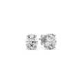 Classic Four Prong Oval Diamond Solitaire Stud Earrings [IGI Certified]