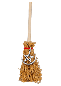 Sweep Away Negatvity Witch's Broom | Altar Tools | Wiccan Center