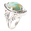 Sweet Dreams Faceted Blue Turquoise and Sterling Silver Ring | Rings | Wiccan Center