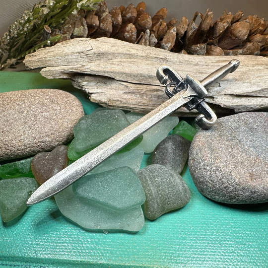 Wallace Sword Kilt Pin - Handmade in Scotland