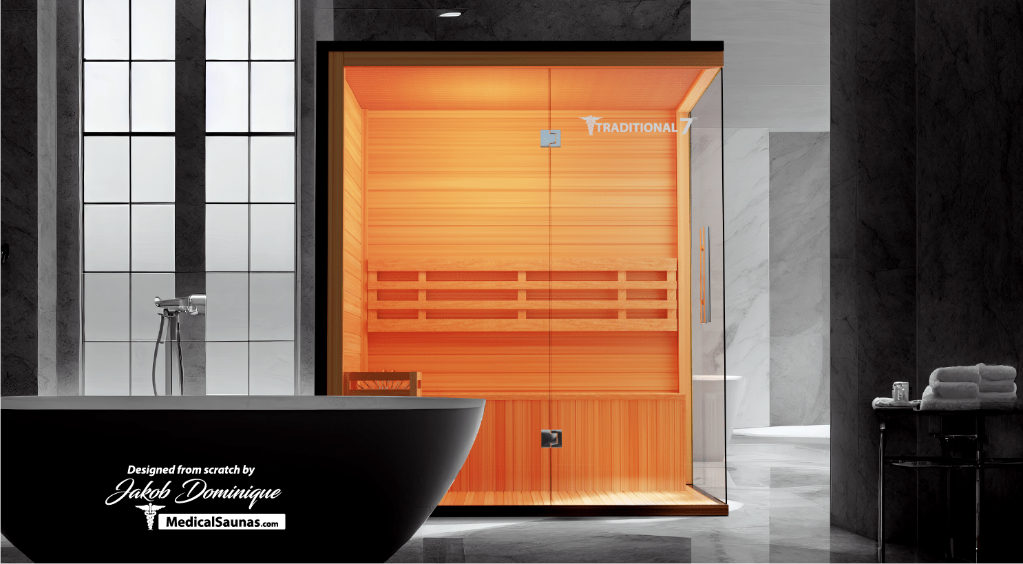3 Person Home Steam Sauna | Traditional 7™ | Saunas | Wiccan Center
