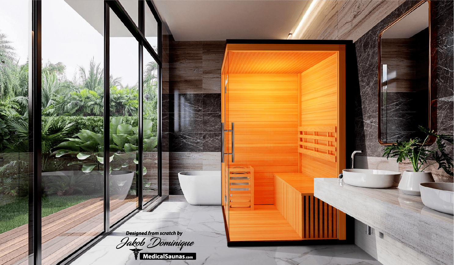 3 Person Home Steam Sauna | Traditional 7™ | Saunas | Wiccan Center