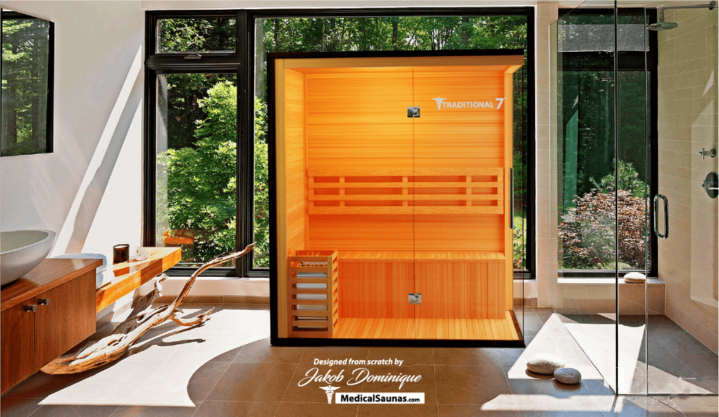 3 Person Home Steam Sauna | Traditional 7™ | Saunas | Wiccan Center