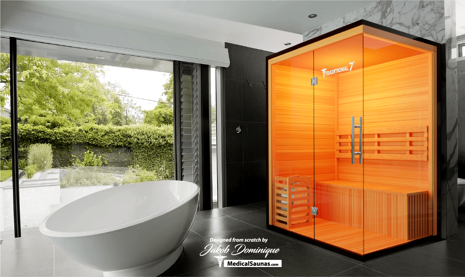 3 Person Home Steam Sauna | Traditional 7™ | Saunas | Wiccan Center
