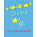 Easy Coloring Book for Adults Inspirational Quotes: : Simple Large Print Coloring Pages with Positive and Good Vibes Inspirational Quotes. Anti stress - Paperback | Books | Wiccan Center
