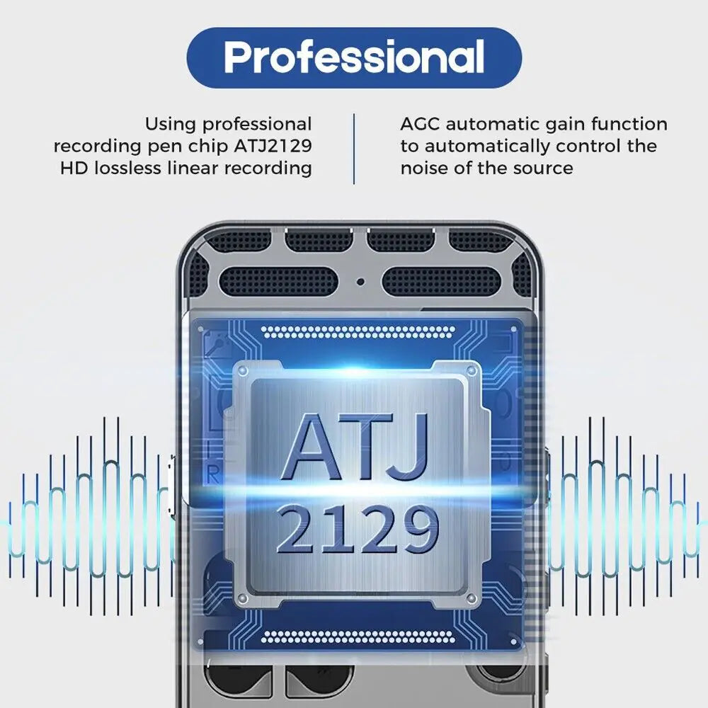 64GB Rechargeable LCD Digital Audio Sound Voice Recorder Dictaphone MP3 Player | | Wiccan Center