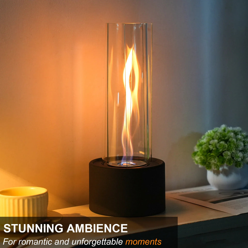 Cylindrical Bioethanol Vented-Free Fireplace | | Wiccan Center