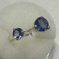 Tanzanite Ring "Twin Spark" | Rings | Wiccan Center