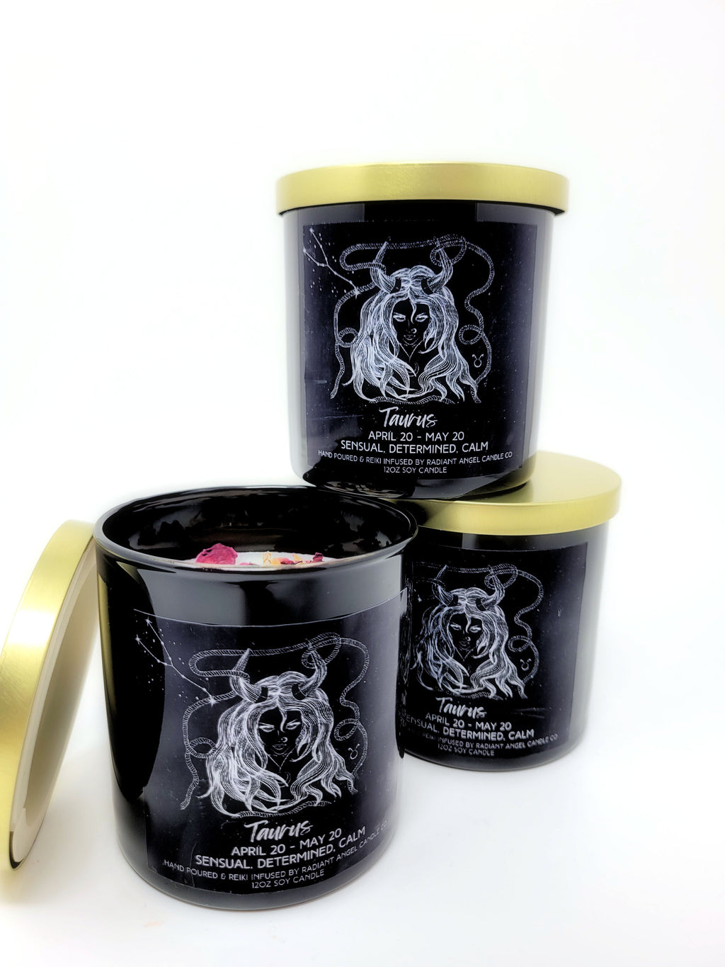 The Zodiac Goddess Line- Scented Crystal Candles | Candle | Wiccan Center