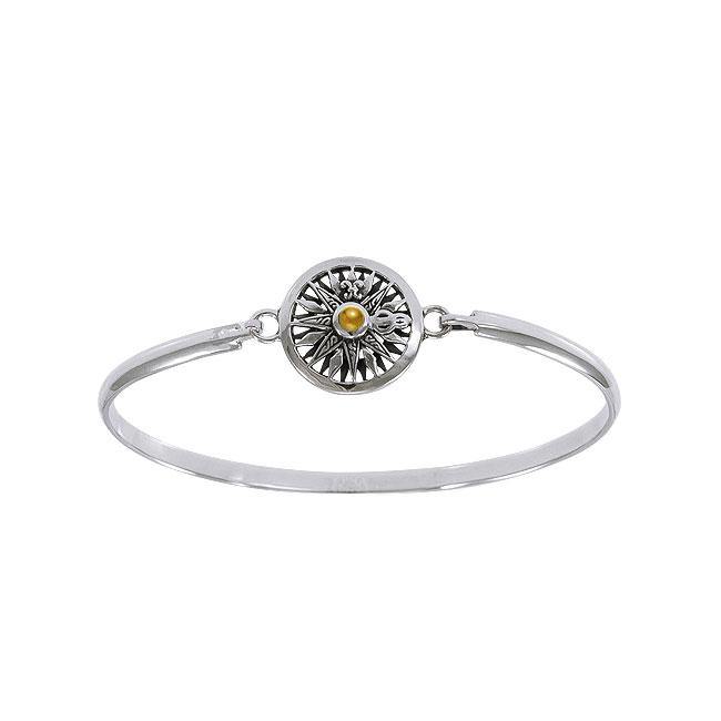 Celtic Knots Compass Bangle TBA163 | Bangle | Wiccan Center