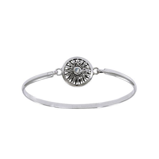 Celtic Knots Compass Bangle TBA163 | Bangle | Wiccan Center