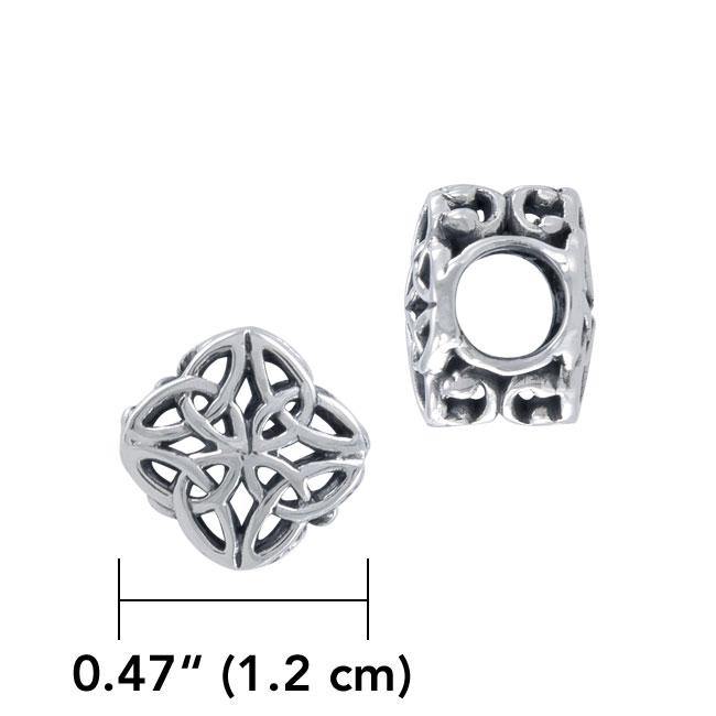 Celtic Knotwork Sterling Silver Bead TBD184