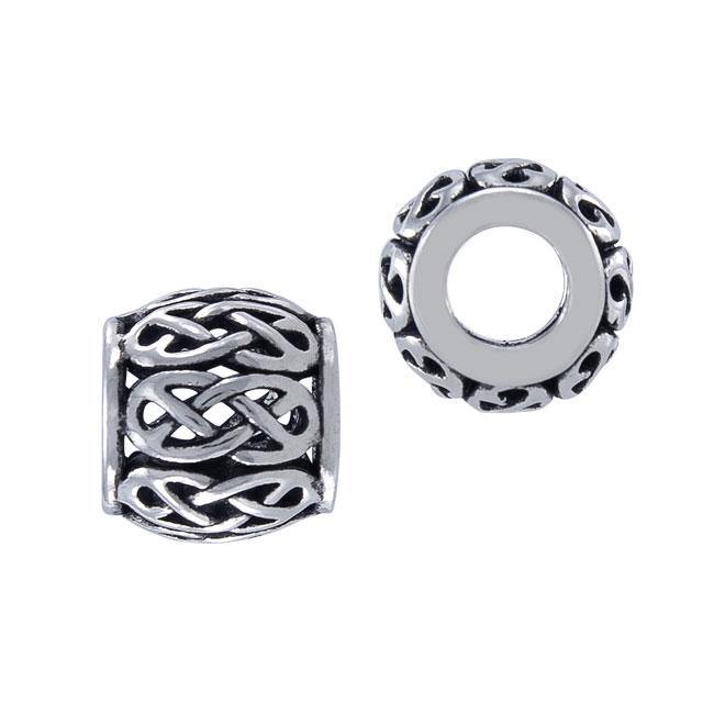 Celtic Knotwork Infinity Sterling Silver Bead TBD198