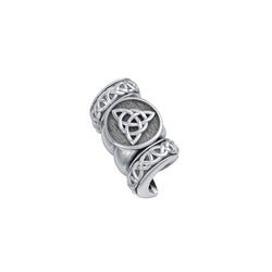 Triquetra with Celtic Accented Silver Bead TBD363 | Bead | Wiccan Center
