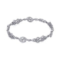 A limitless bound ~ Celtic Knotwork Sterling Silver Bracelet TBG089