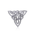 Celtic Knotwork Trinity Sterling Silver Brooch TBR017