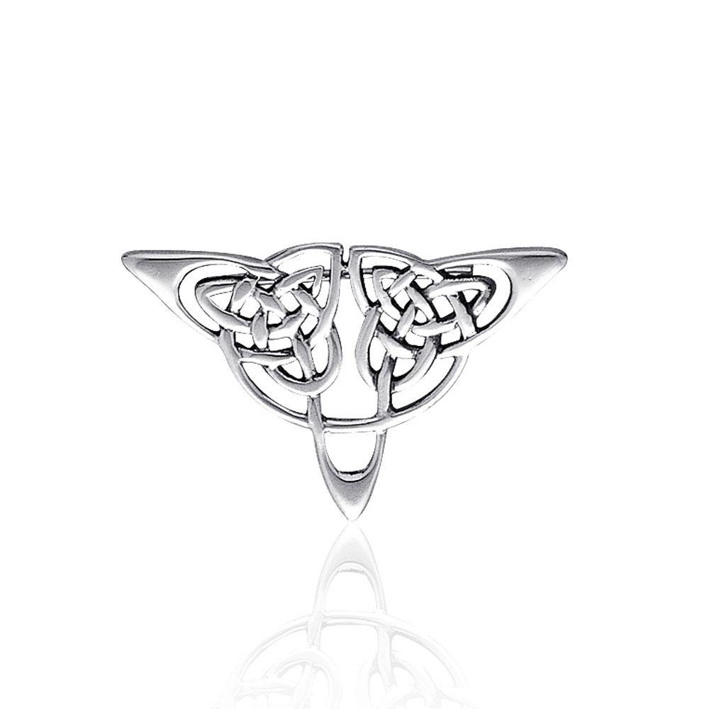 Celtic Knots Sterling Silver Brooch TBR020