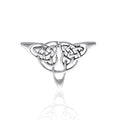 Celtic Knots Sterling Silver Brooch TBR020