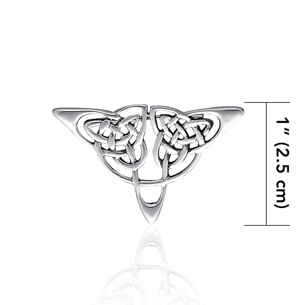Celtic Knots Sterling Silver Brooch TBR020