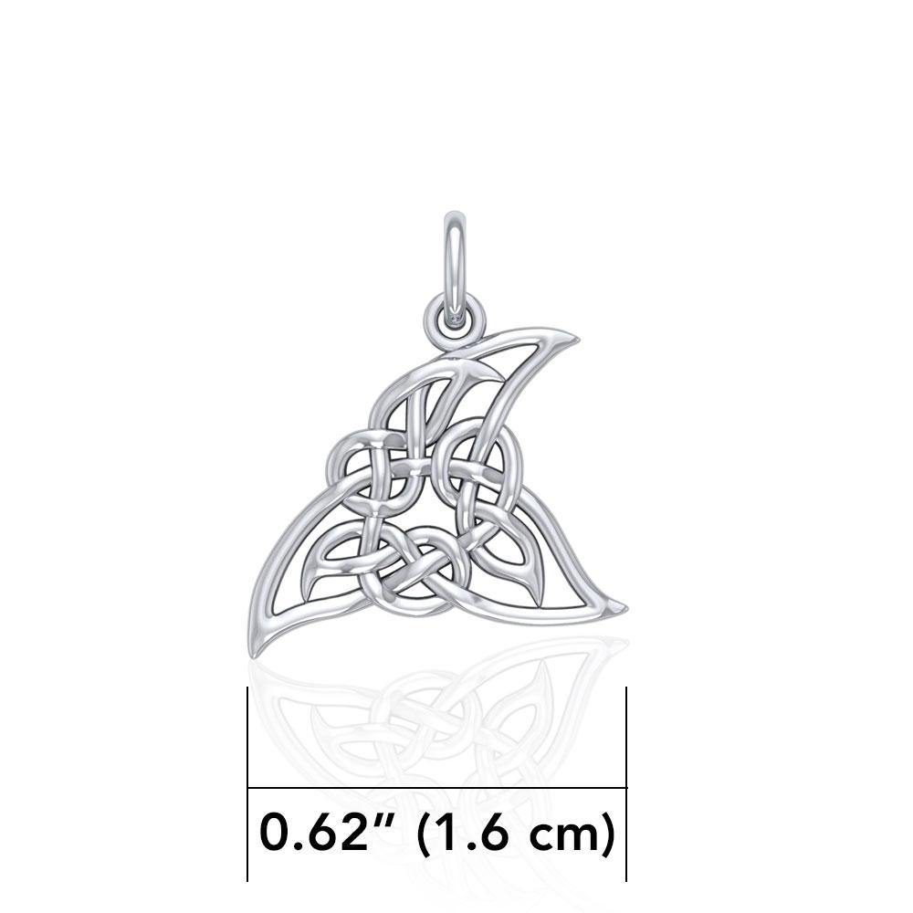 Celtic Shark Fin Silver Charm TCM624