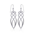 Celtic Knotwork Sterling Silver Dangle Earrings TE100