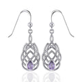 Celtic Knotwork Sterling Silver Earrings TE107