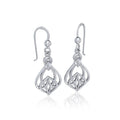 Celtic Knotwork Sterling Silver Earrings TE140