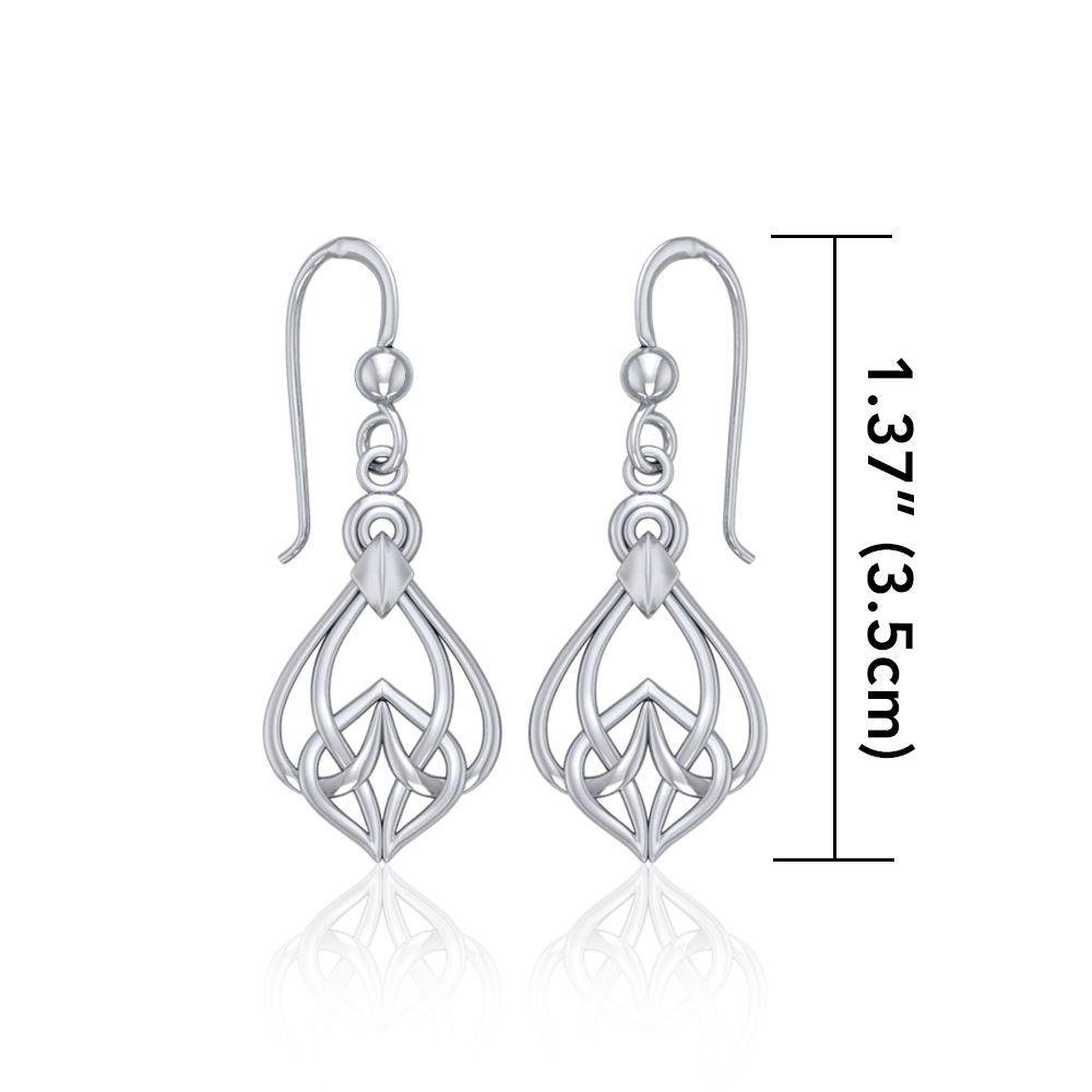 Celtic Knotwork Sterling Silver Earrings TE140