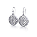 Celtic Knotwork Sterling Silver Earrings TE589