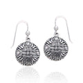 Celtic Cross of St. Brigid Sterling Silver Earrings TER209