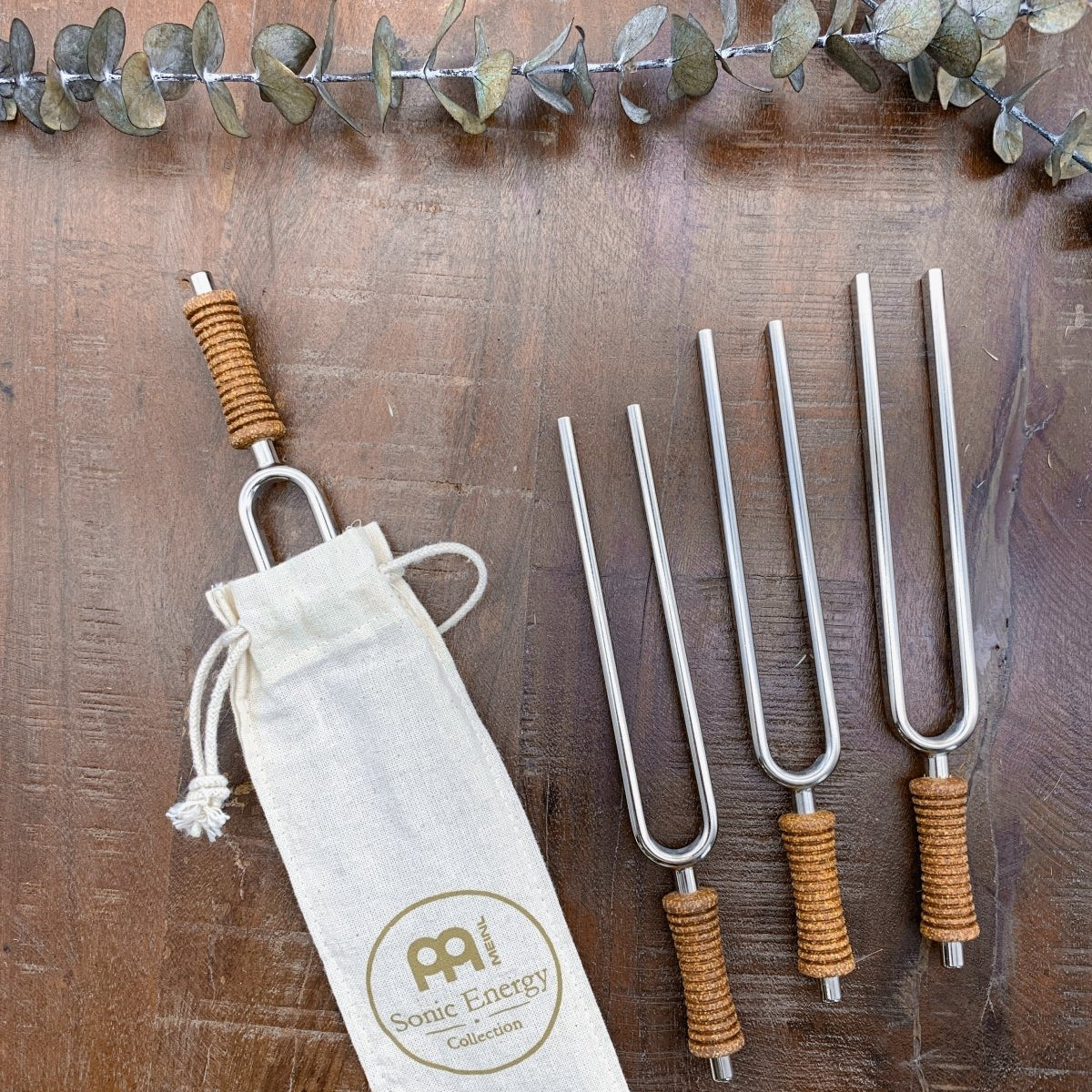 7 Chakra Healing Tuning Fork Set with Travel Case | Standard Tuning Fork Set | Wiccan Center