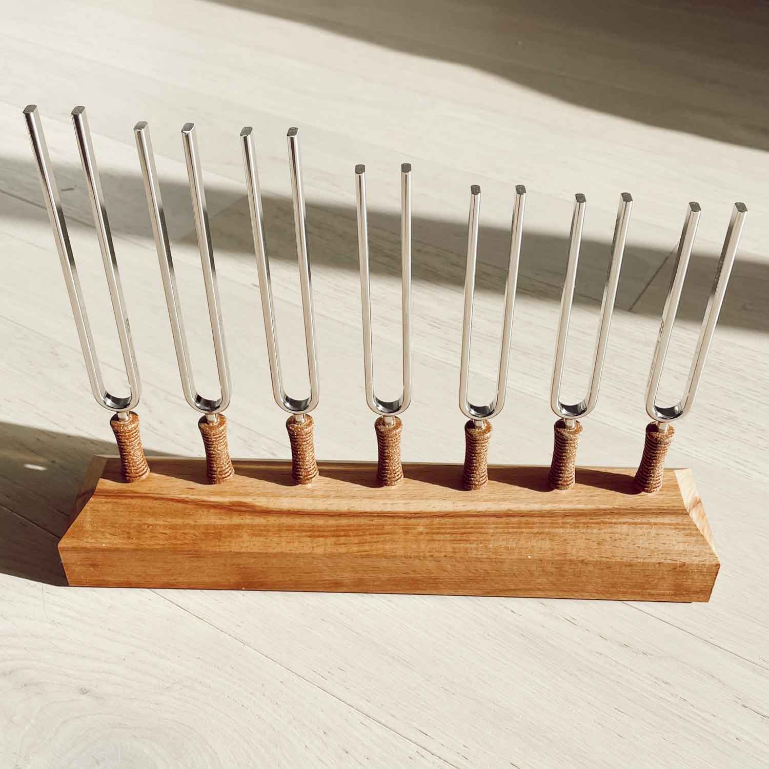 7 Chakra Healing Tuning Fork Set | Standard Tuning Fork Set | Wiccan Center