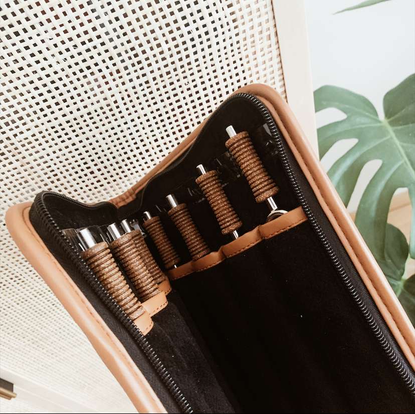 7 Chakra Healing Tuning Fork Set with Travel Case | Standard Tuning Fork Set | Wiccan Center