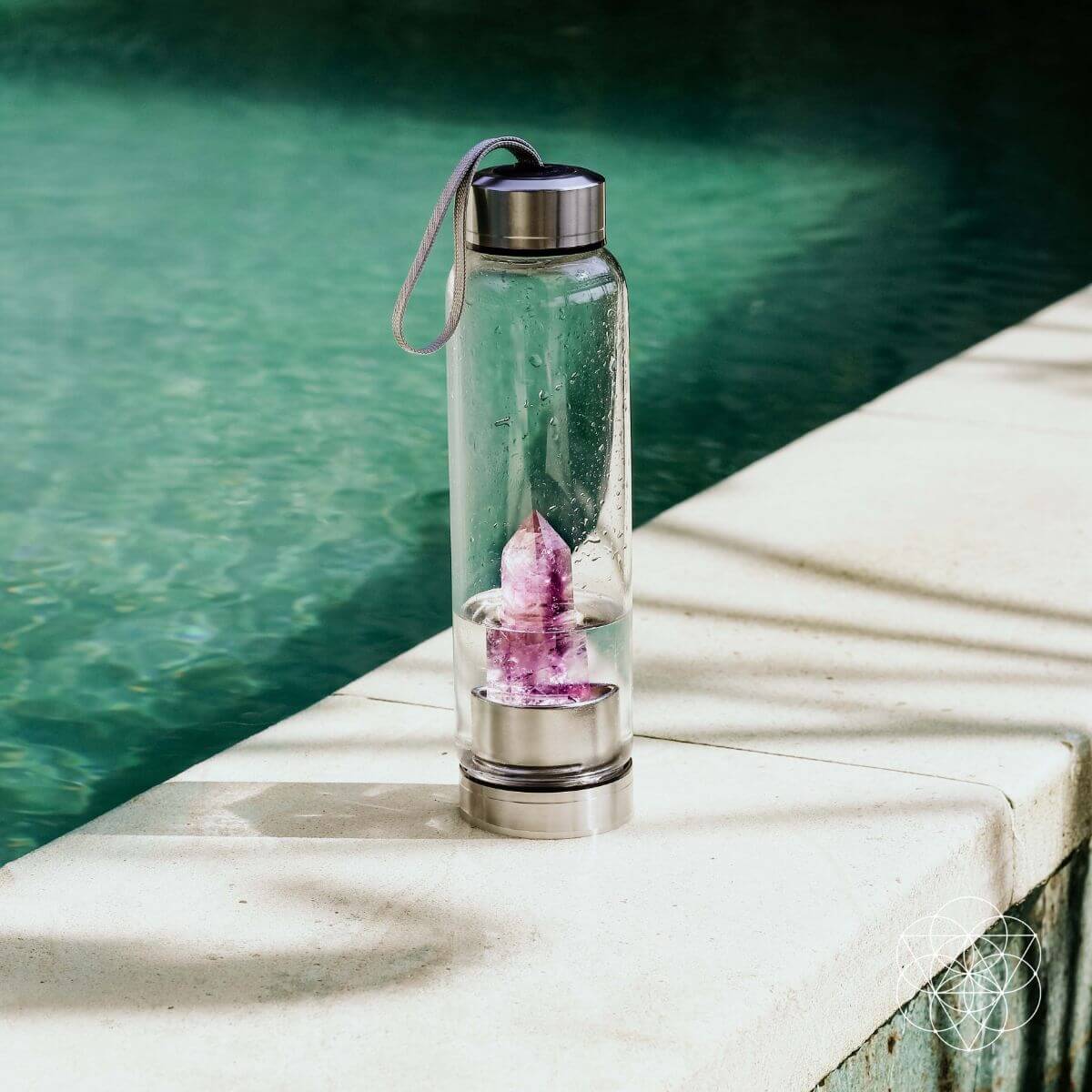 The Amethyst Healing Water Bottle | Bottle | Wiccan Center