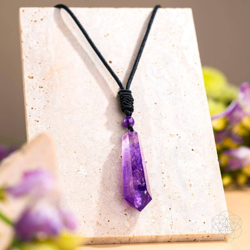 The Amethyst Talisman of Daily Stress Relief | Pendant Necklaces | Wiccan Center