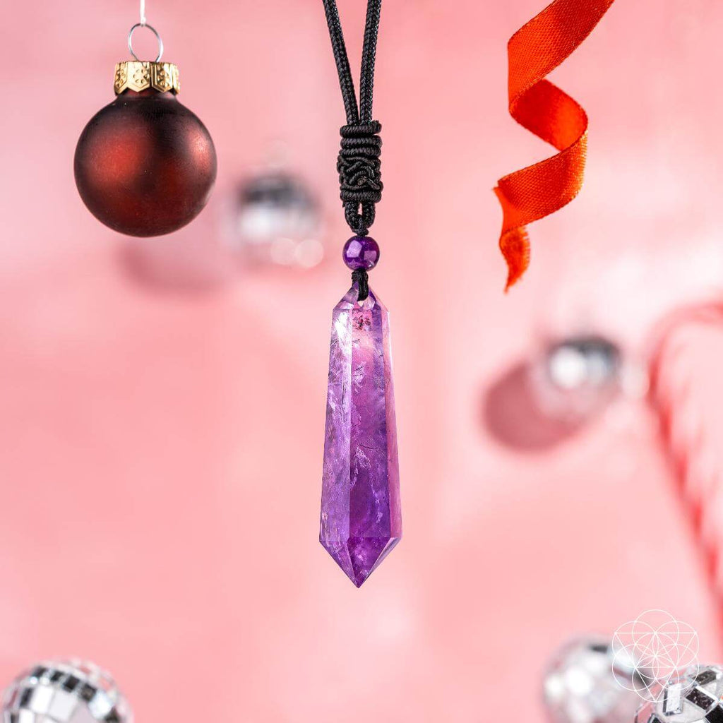 The Amethyst Talisman of Daily Stress Relief | Pendant Necklaces | Wiccan Center