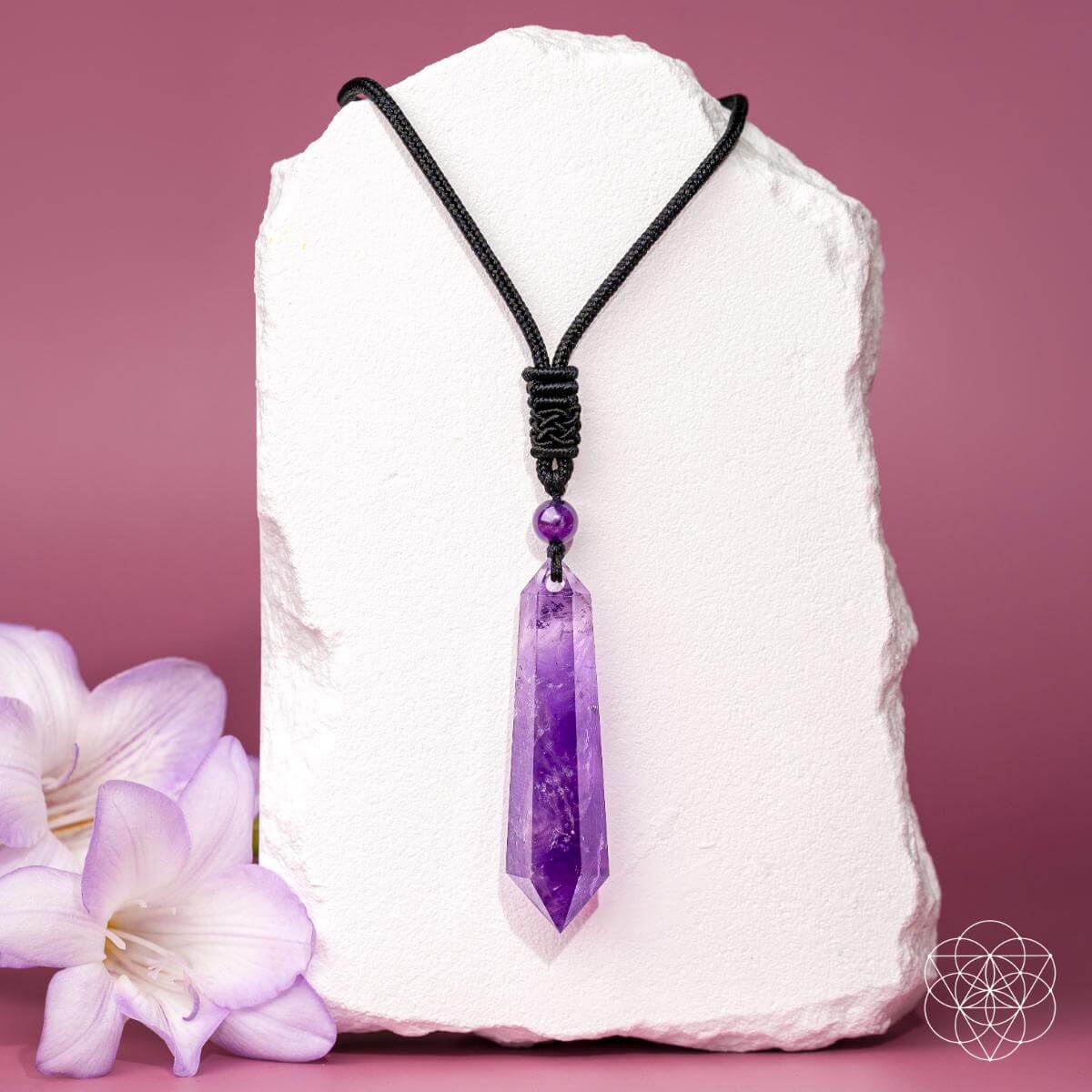 The Amethyst Talisman of Daily Stress Relief | Pendant Necklaces | Wiccan Center