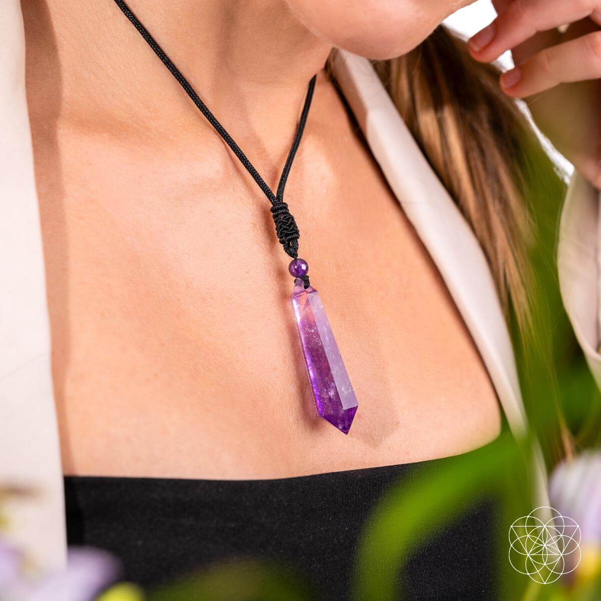 The Amethyst Talisman of Daily Stress Relief | Pendant Necklaces | Wiccan Center