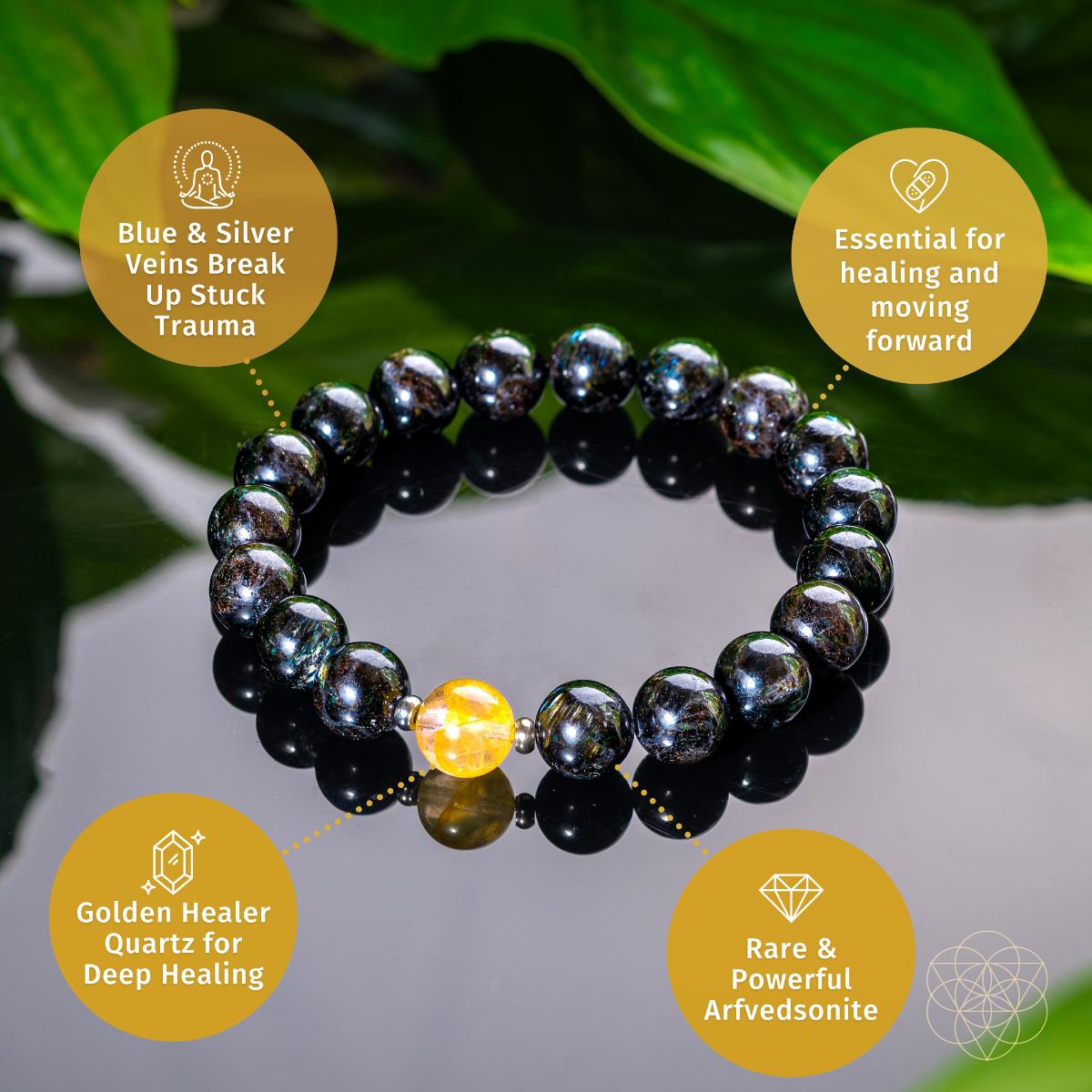 The Arfvedsonite Deep Healing Bracelet | Bracelet | Wiccan Center