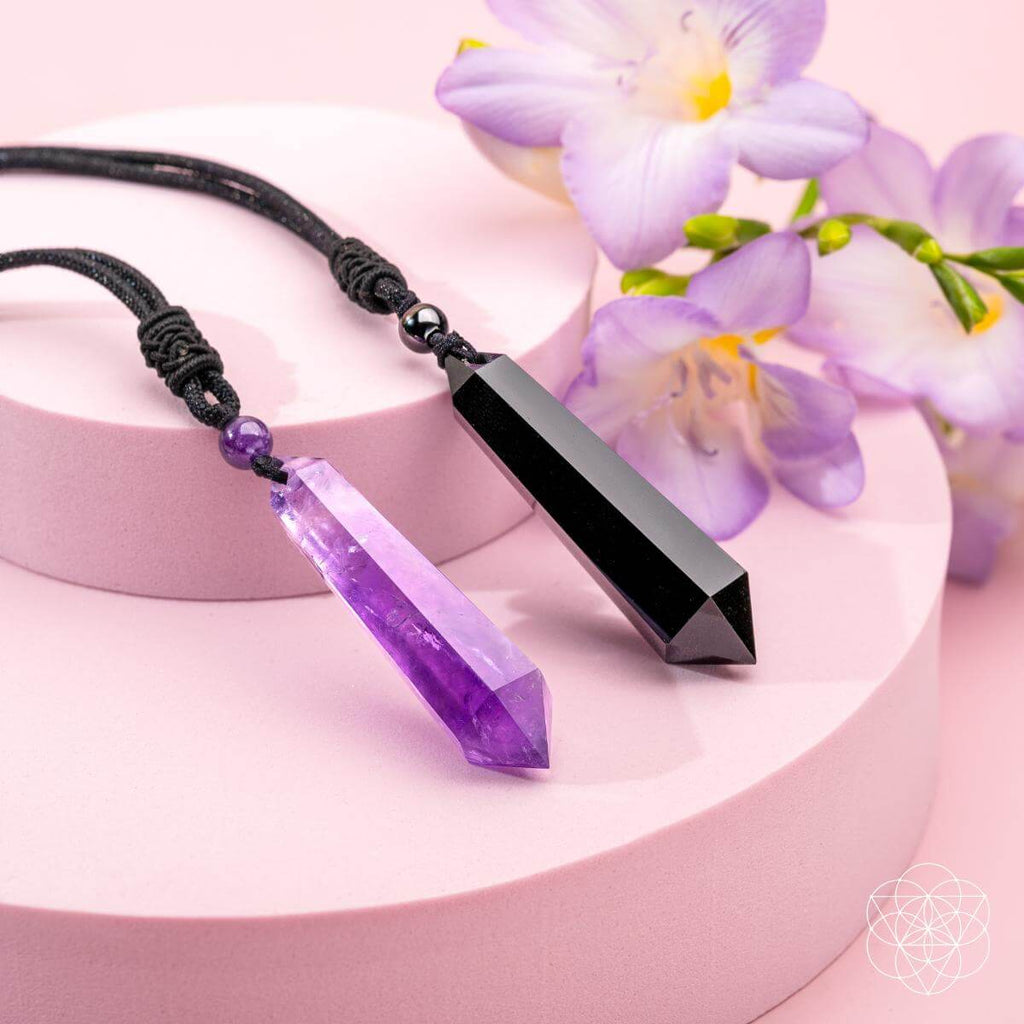 The Black Obsidian Talisman of Protection | Pendant Necklaces | Wiccan Center