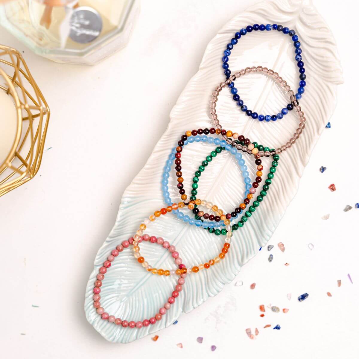 The Chakra-Balancing Bracelets Set | Jewelry Set | Wiccan Center