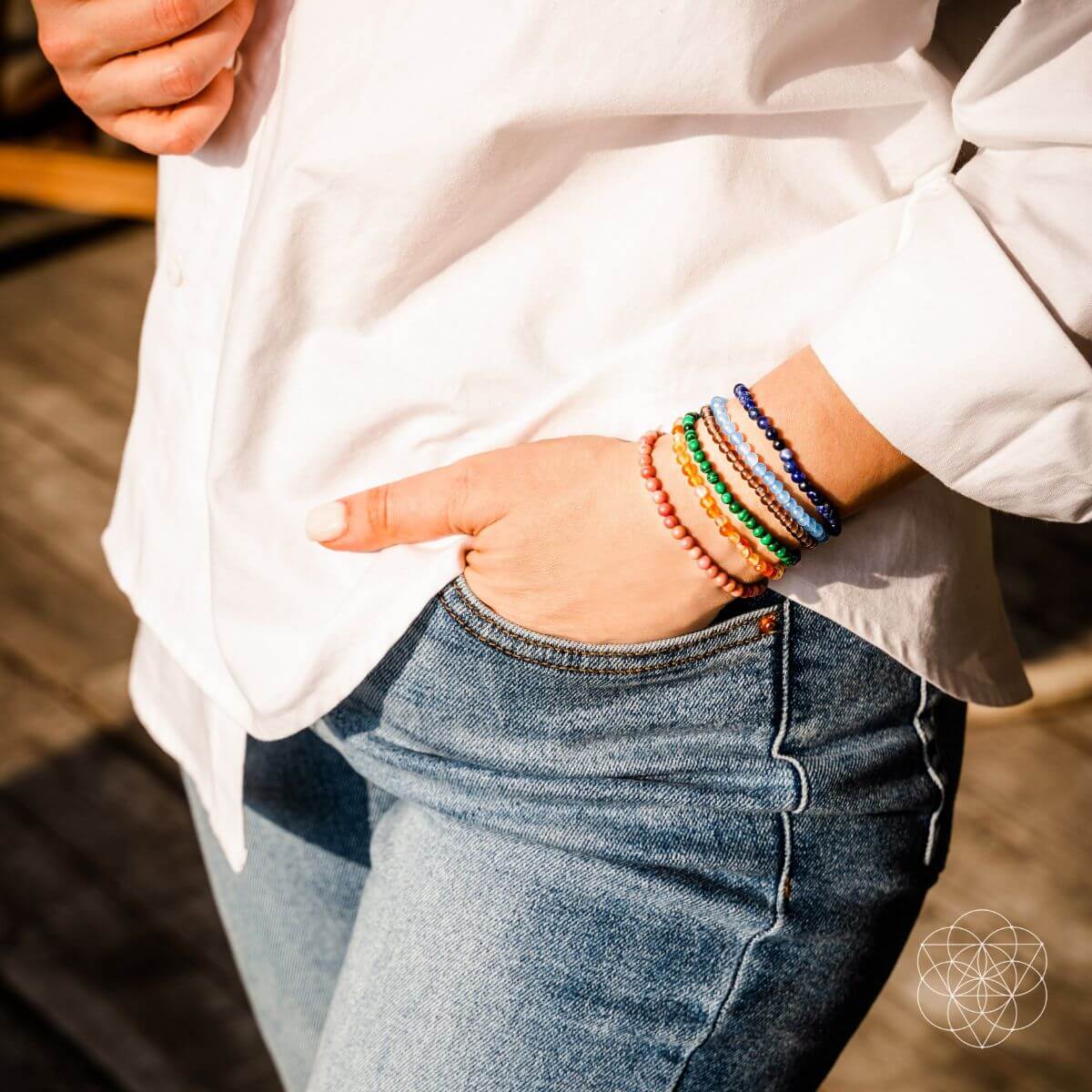 The Chakra-Balancing Bracelets Set | Jewelry Set | Wiccan Center