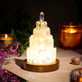 The Clear Quartz Manifestation Tower Lamp | Night Light | Wiccan Center