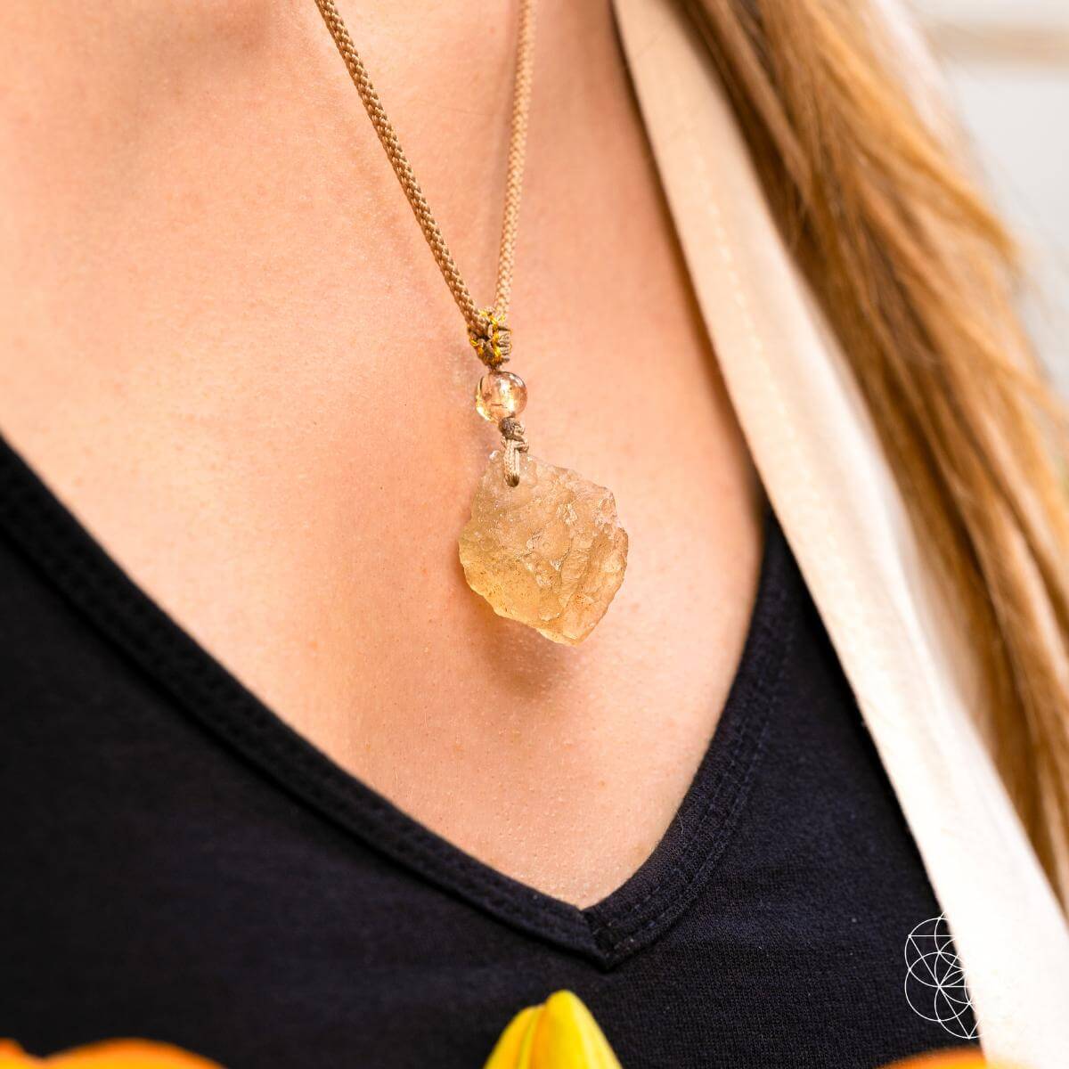 The Destiny Relic – Libyan Desert Glass Pendant | Necklace | Wiccan Center