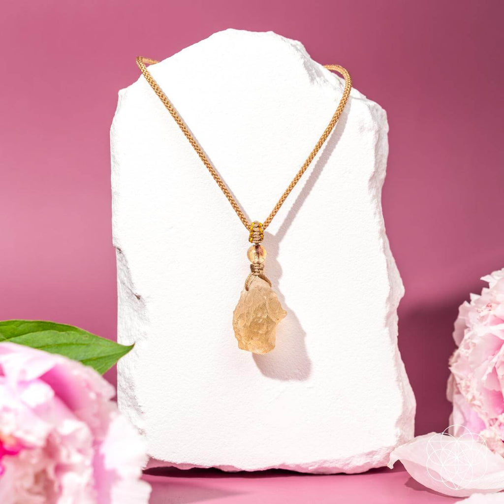 The Destiny Relic – Libyan Desert Glass Pendant | Necklace | Wiccan Center